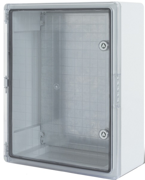 Изображение товара Корпус электрощита Rexant 11-0413 пластиковый уличный IP65 с монтажной панелью