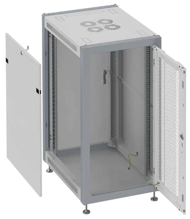 

Шкаф напольный 19", 42U SYSMATRIX SL 6042.732 600x1000x2000mm (ШхГхВ) передняя дверь перфорированная, задняя дверь сплошная металлическая, поворотная, SL 6042.732