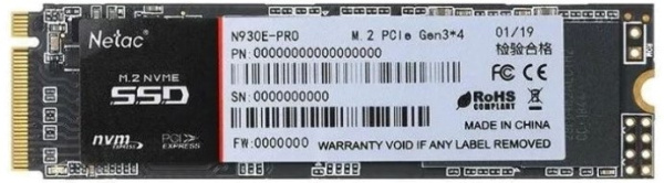 фото Накопитель SSD M.2 2280 Netac NT01N930E-256G-E4X в Уфе 256 ГБ