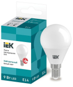 фото Лампа IEK LLE-G45-9-230-40-E14