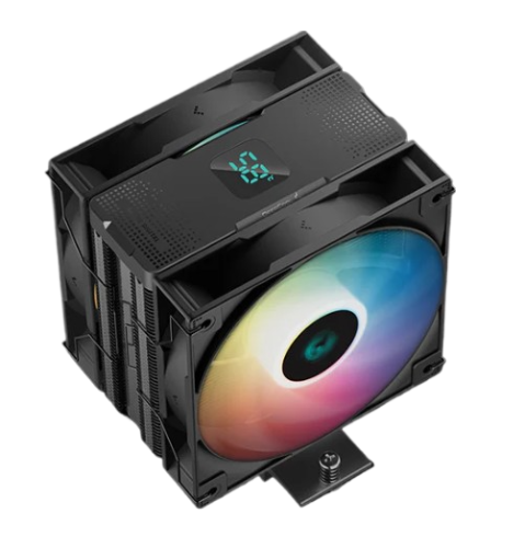 

Кулер Deepcool AG400 DIGITAL PLUS LGA1700/1200/115X/AM5/AM4 (120mm fan, 500-2100rpm, 75.89CFM, 31.6dBA, 4-pin PWM) RET, AG400 DIGITAL PLUS