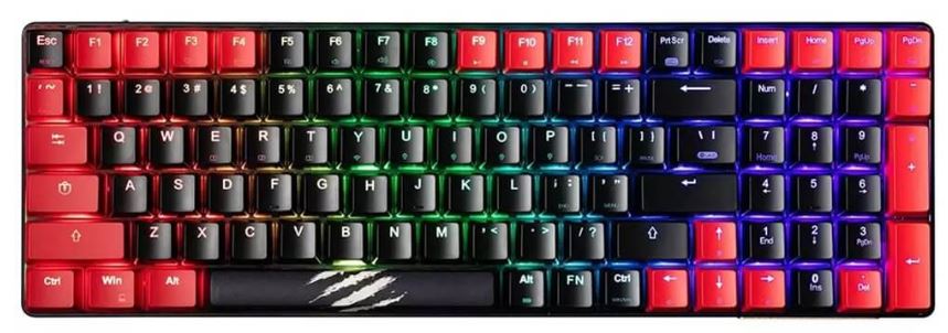 

Клавиатура Wireless Mad Catz S.T.R.I.K.E. 11 US KS13NMUSBL000-0 игровая, БЕЗ РУССКОЙ РАСКЛАДКИ, чёрная (2.4 ГГц, Bluetooth, USB Type-C, Mad Catz RED S, S.T.R.I.K.E. 11 US
