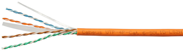 фото Кабель витая пара U/UTP 6 кат. 4 пары Cabeus UTP-4P-Cat.6-SOLID-LSZH в Уфе