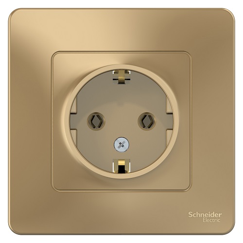 

Розетка Schneider Electric BLNRS001014 с/з без шторок, 16А, 250В Титан внутр, BLNRS001014