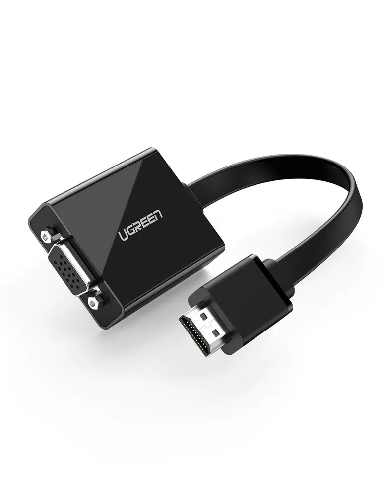 

Переходник UGREEN 40248 HDMI to VGA, 25 см, черный, 40248