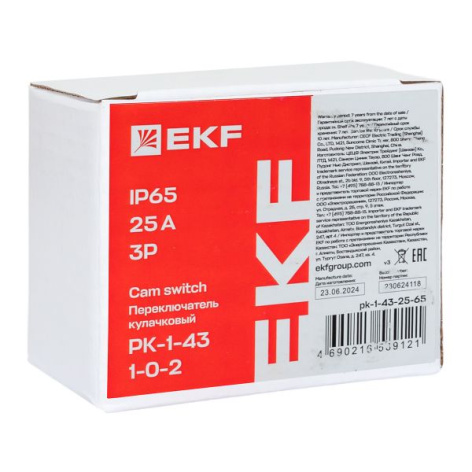 фото Переключатель кулачковый  EKF pk-1-43-25-65 в Самаре