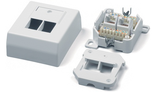 фото Розетка  Hyperline SB-GTS2-8P8C-C6-WH в Красноярске