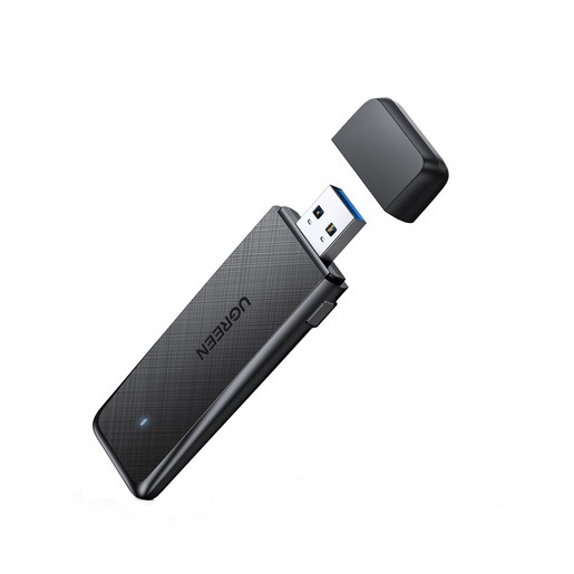

Адаптер UGREEN CM492 50340_ двухдиапазонный, AC1300 Wireless, черный, CM492