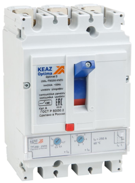 Изображение товара Автоматический выключатель в литом корпусе КЭАЗ 291447