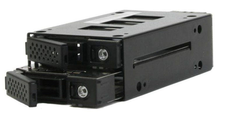 

Корзина Procase P2-102-M2-BK 2*M.2 NVMe Gen3 SSD(length 2242/2260/2280 ),PCIe x4 NVMe and PCIe-AHCI M.2 SSD (черный) hotswap mobie rack module (1x exp, P2-102-M2-BK