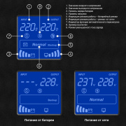 фото Источник бесперебойного питания Exegate SineTower SN-1000.LCD.AVR.2SH.1C13.USB