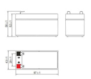 фото Аккумулятор LEOCH DJW12-1.3