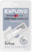 фото Накопитель USB 2.0 Exployd EX-64GB-620-White