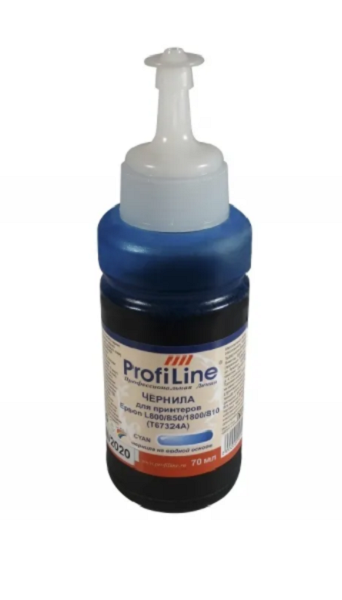 

Чернила ProfiLine PL_INK_T6732_C_70ml PL-T67324A/T66424A для принтеров Epson L100/L101/L110/L130/L200/L201/L210/L211/L220/L300/L301/L303/L310/L313/L35, PL_INK_T6732_C_70ml