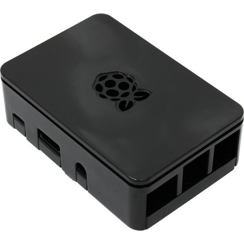 

Корпус ACD RA179 black ABS Plastic case with Logo for Raspberry Pi 3 B, совместим с креплением VESA Mount, RA179