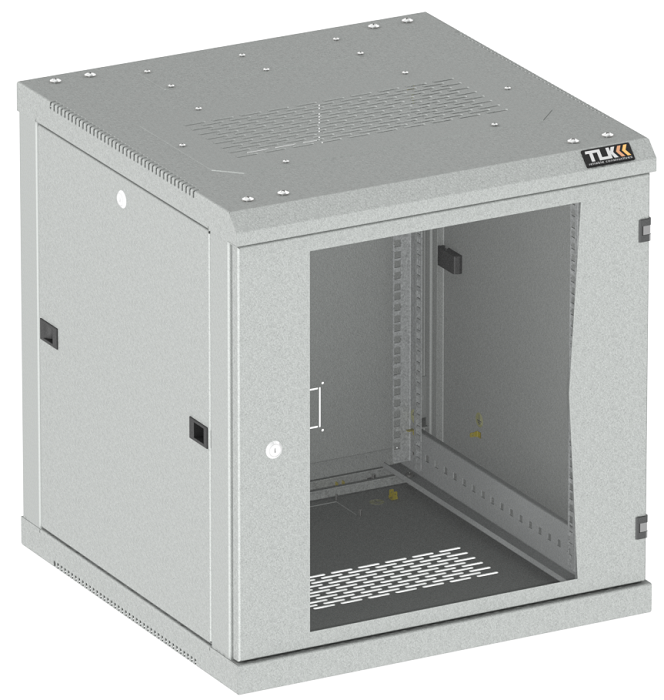 

Шкаф настенный 19", 18U TLK TWC-186060-R-G-GY стеклянная дверь, Ш600хВ904хГ600мм, 2 пары монтажных направляющих, серый, TWC-186060-R-G-GY