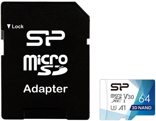 

Карта памяти 64GB Silicon Power SP064GBSTXDU3V20AB Superior Pro A1 microSDXC Class 10 UHS-1 U3 100 МБ/с 80 МБ/с, SP064GBSTXDU3V20AB
