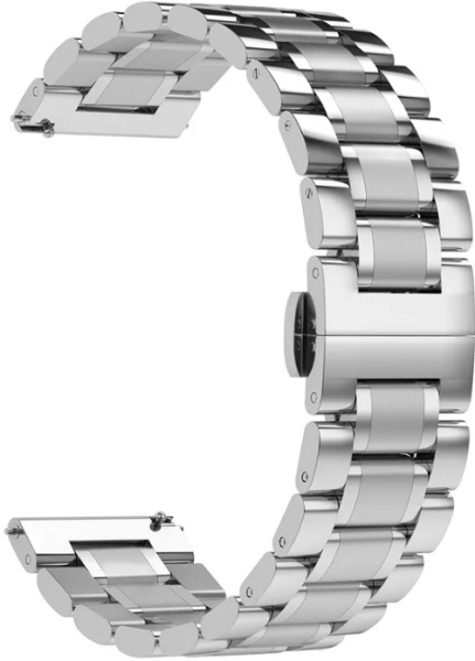 Изображение товара Ремешок на руку Lyambda CETUS из нержавеющей стали с застежкой бабочка универсальный 22 мм