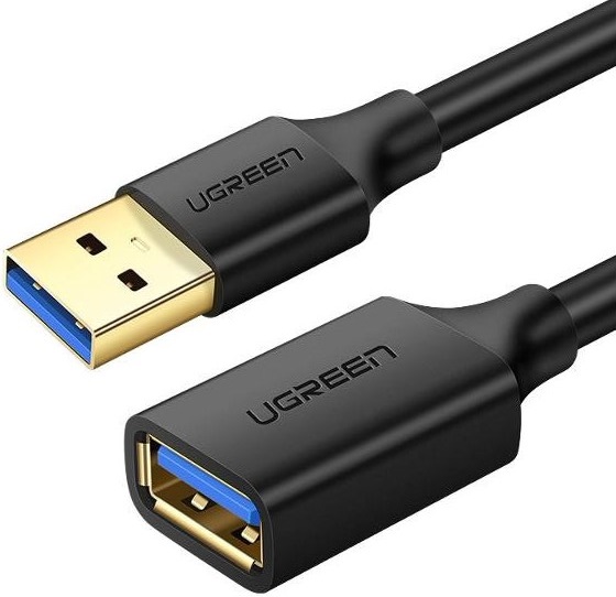 

Кабель USB 3.0 UGREEN US129 10368_ Extension Male, 1м, black, US129