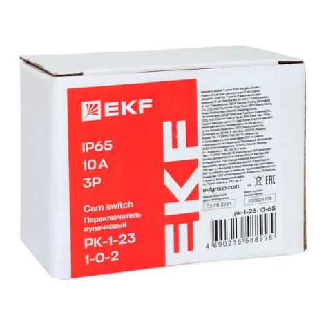 фото Переключатель кулачковый  EKF pk-1-23-10-65 в Самаре