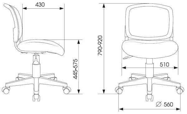 фото Кресло детское Бюрократ CH-W296NX/NEO-GREY в Красноярске