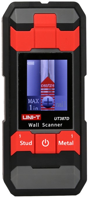 

Детектор UNI-T UT387D стен, глубина определения металлов 100мм, дерева 38мм, медных проводов 50мм (538753), UT387D