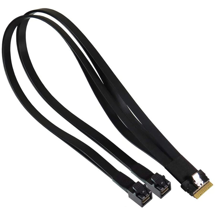 

Кабель Supermicro CBL-SAST-1264-100 Slimline x8 (STR) to 2x MiniSAS HD x4,65CM,100 OHM,RoHS, CBL-SAST-1264-100
