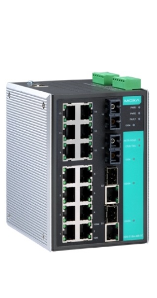 

Коммутатор MOXA EDS-518A-SS-SC-80 Ethernet switch 14 10/100 BaseTx, 2 100 BaseFx single mode,SC, 2 10/100/1000 BaseFX, 80km, EDS-518A-SS-SC-80