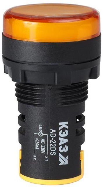 

Лампа КЭАЗ 238573 AD22DS(LED) матрица D22мм желтый 230В, 238573