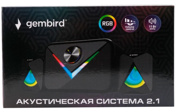 фото Компьютерная акустика 2.1 Gembird SPK-21G, Черный, [SPK-21G] в Смоленске