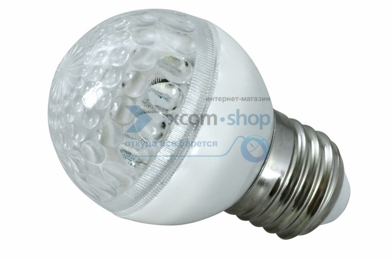 

Лампа NEON-NIGHT 405-612 шар, e27, 10 LED, Ø50мм, красная, 24В, 405-612