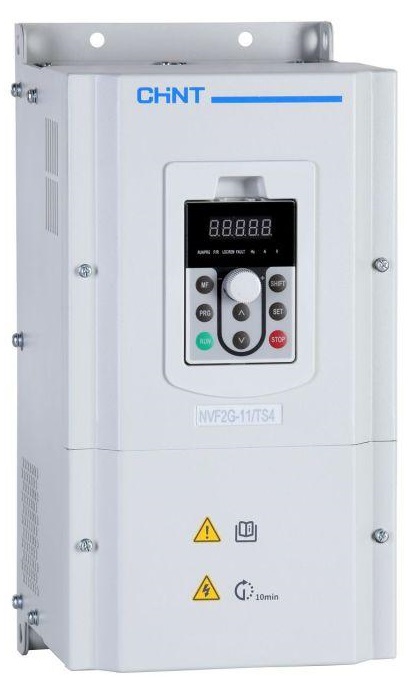

Преобразователь частоты CHINT 639015 NVF2G-11/TS4 11кВт 380В 3ф общий тип, 639015