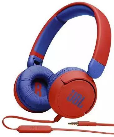 

Наушники JBL Jr310 накладные с микрофоном детские, 1.0м, цвет синий/красный, Jr310