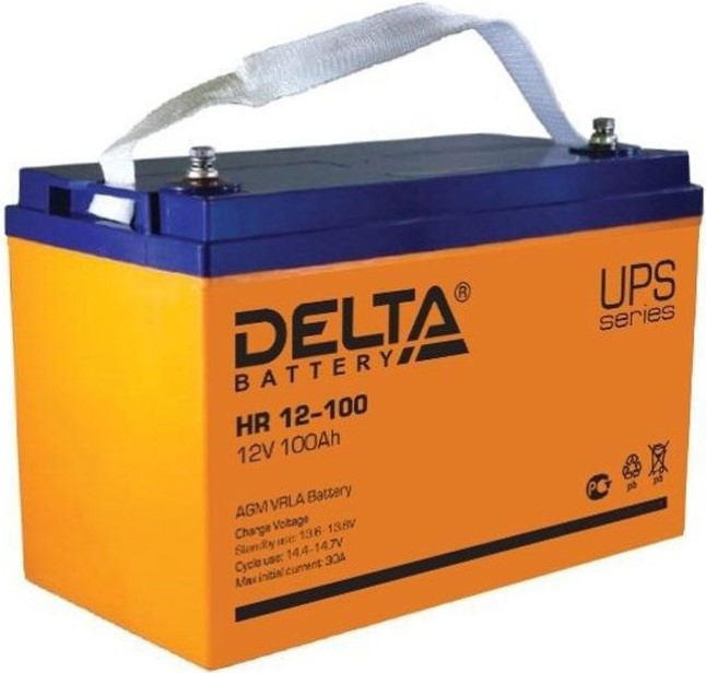

Батарея Delta HR 12-100 12В, 100Ач, 330/171/220, HR 12-100