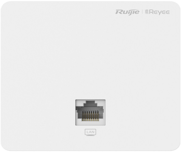 

Точка доступа RUIJIE NETWORKS RG-RAP1200(F) AC1300 Dual Band Wall Access Point, 867Mbps at 5GHz + 400Mbps at 2.4GHz, 2 10/100base-t Ethernet port incl, RG-RAP1200(F)