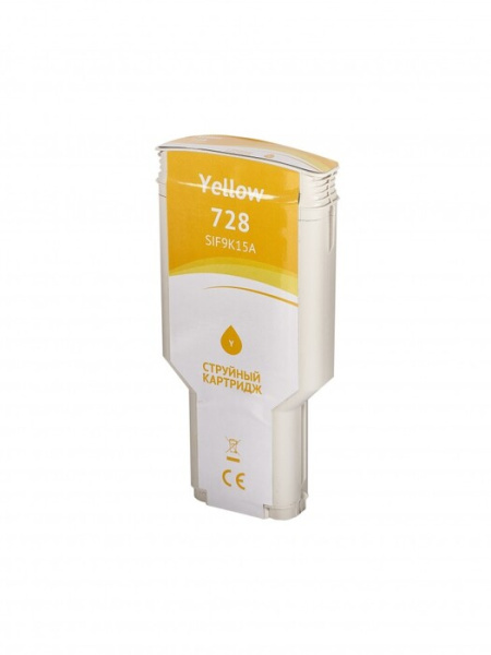 фото Картридж струйный Sakura F9K15A (№728 Yellow) в Уфе