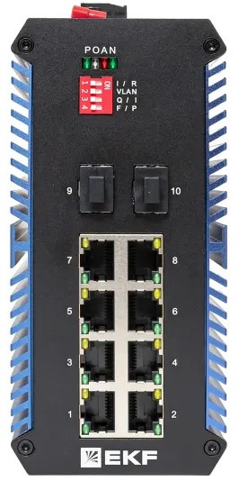 фото Коммутатор промышленный неуправляемый EKF TSX-U-2GX/SFP-8GTP в Волгограде