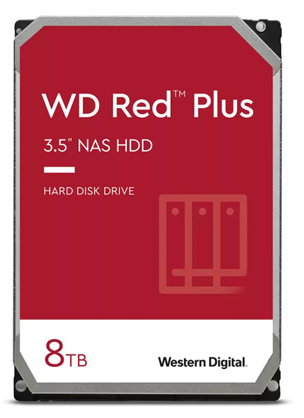 Изображение товара Жесткий диск Western Digital WD80EFPX 8 ТБ для NAS 3.5 SATA
