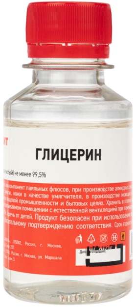 

Глицерин Rexant 09-3721 100 мл, флакон, 09-3721