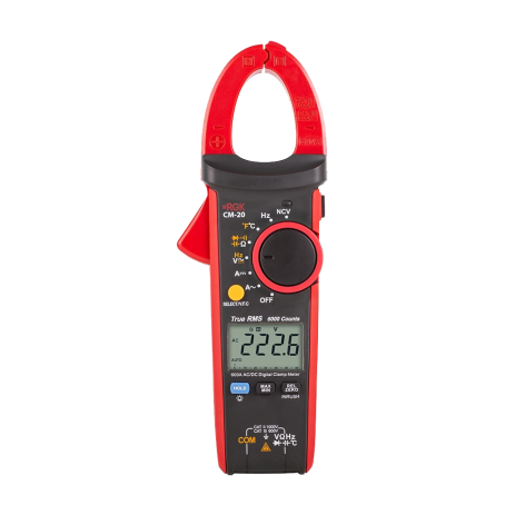Изображение товара Токовые клещи RGK CM-20 цифровые для измерения до 600 А и мультиметром