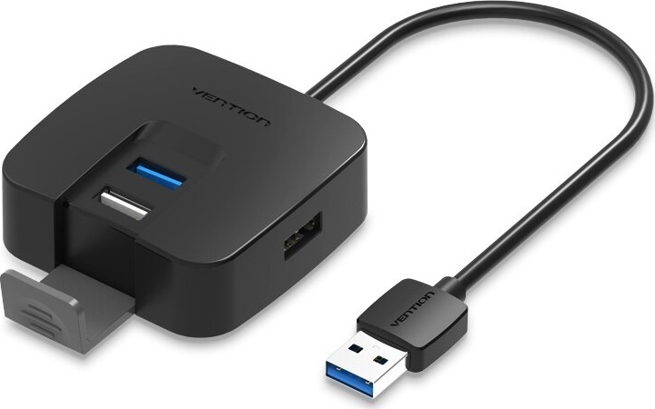 

Концентратор Vention OTG USB 3.0/2.0 CHABD на 4 порта, 0.5м. черный, OTG USB 3.0/2.0