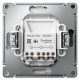фото Выключатель двухклавишный с подсветкой  Systeme Electric GAL000153S