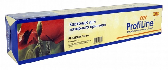 

Картридж ProfiLine PL-CB382A для принтеров HP Color LaserJet CP6015/CM6040 20000 копий Yellow ProfiLine, PL-CB382A