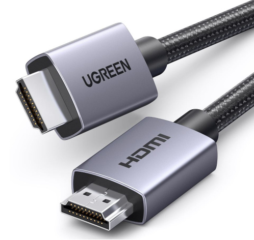 Изображение товара HDMI кабель UGREEN HD153 1м 4K 60 Гц с оплеткой и медью для видео и аудио