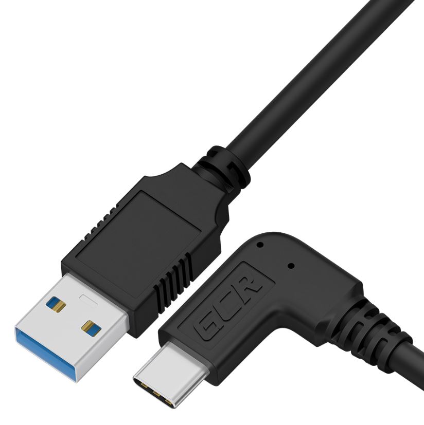 

Кабель интерфейсный Greenconnect GCR-54709 USB 3.0 (USB 3.2 Gen 1) Type C 2.0m, АМ/CM угловой, 5 Гбит/с, черный, GCR-54709
