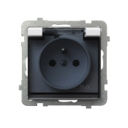 фото Розетка Ospel GPH-1RS/m/00/d