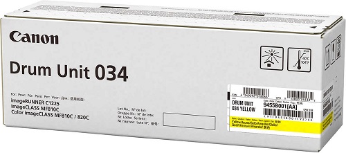 

Блок фотобарабана Canon DRUM UNIT C-EXV034Y 9455B001 жёлтый, для iR C1225/iF, 34 000 страниц, DRUM UNIT C-EXV034Y