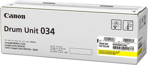 фото Блок фотобарабана  Canon DRUM UNIT 034 Y в Волгограде