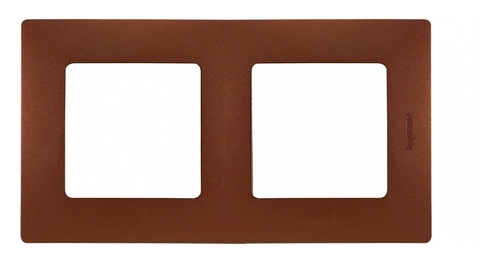 

Рамка Legrand 672572 Etika - 2 поста, какао, 672572