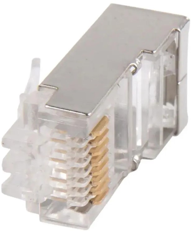 

Коннектор ITK CS3-1C5EF-G FTP кат.5e RJ45 прозрачный (упак.:1шт), CS3-1C5EF-G